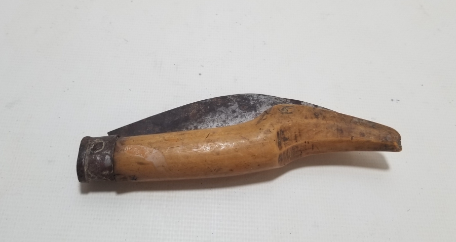 BURSA İŞİ EL YAPIMI ANTİKA BAĞ BIÇAĞI