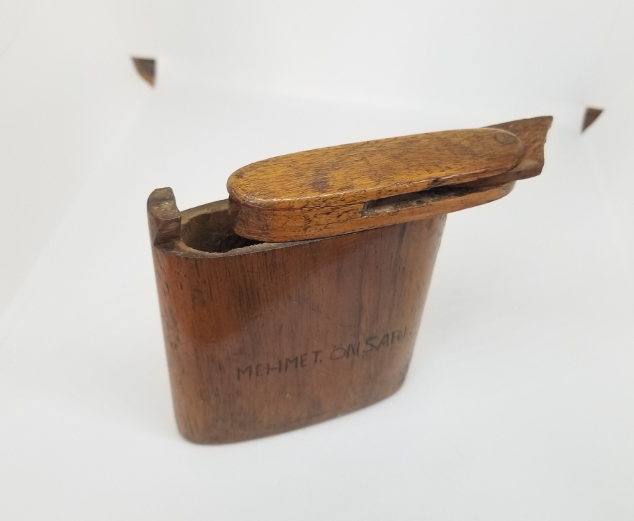 EL YAPIMI ANTİKA AHŞAP SİGARALIK