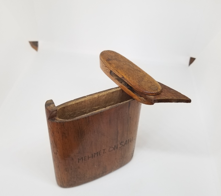 EL YAPIMI ANTİKA AHŞAP SİGARALIK