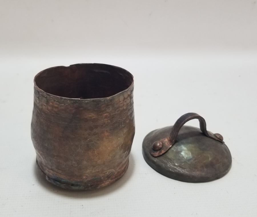 OSMANLI DÖNEMİ NADİR TİPTE BAKIR EL İŞİ MAYALIK