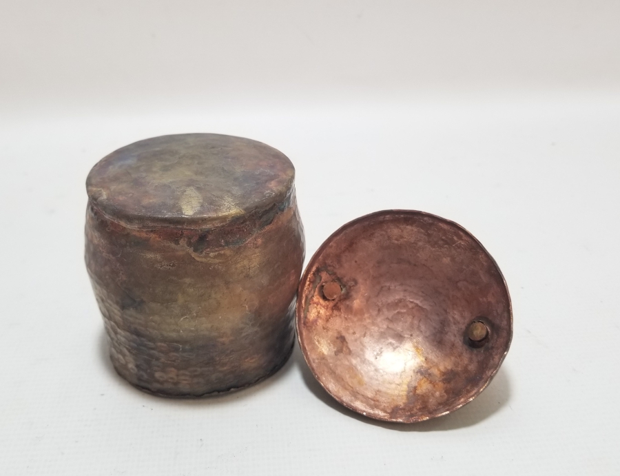 OSMANLI DÖNEMİ NADİR TİPTE BAKIR EL İŞİ MAYALIK