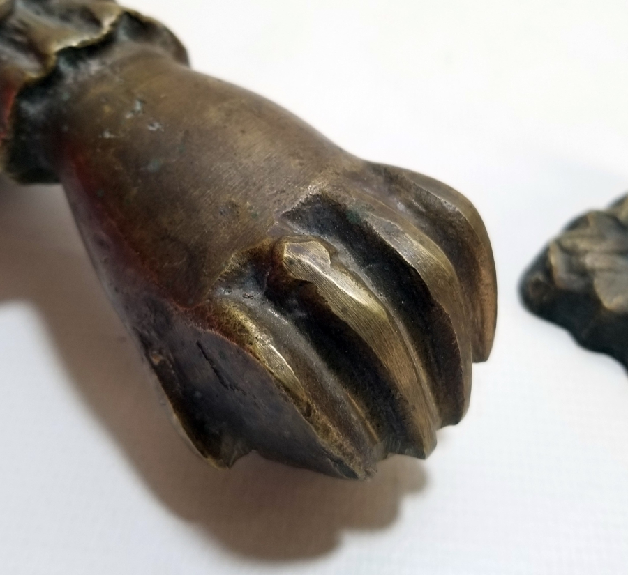 KABARTMA İŞÇİLİKLİ OSMANLI DÖNEMİ BÜYÜK BOY HANIMELİ KAPI TOKMAĞI