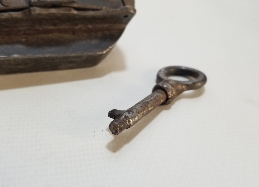 OSMANLI DÖNEMİ ÇİFT USTA DAMGALI NADİR PENCERELİ KİLİT