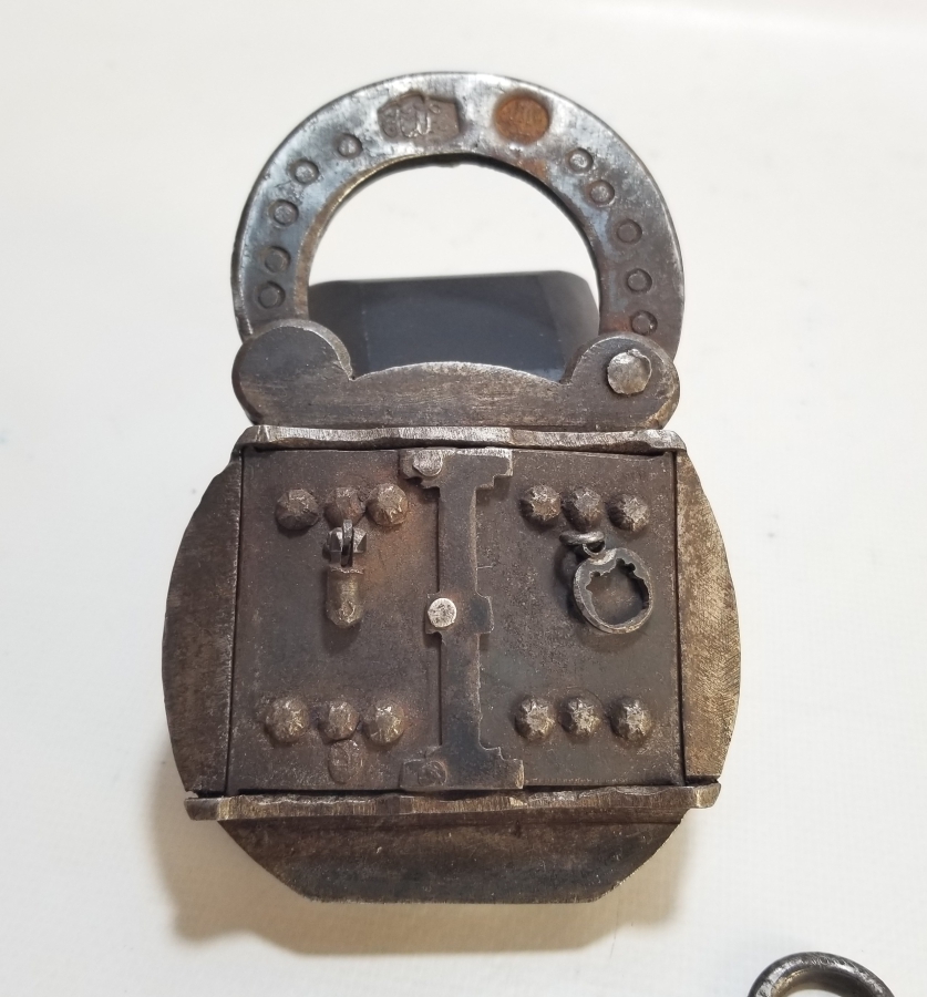 OSMANLI DÖNEMİ ÇİFT USTA DAMGALI NADİR PENCERELİ KİLİT