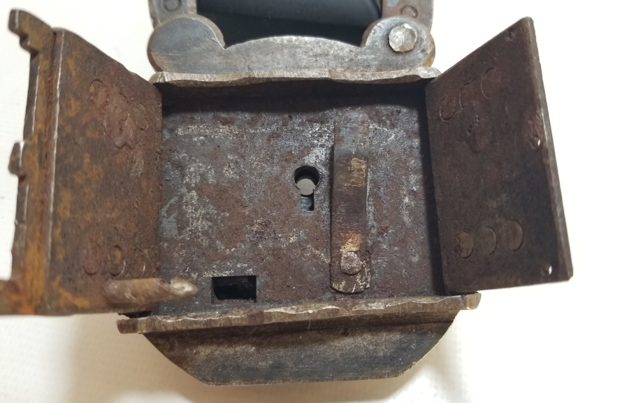 OSMANLI DÖNEMİ ÇİFT USTA DAMGALI NADİR PENCERELİ KİLİT