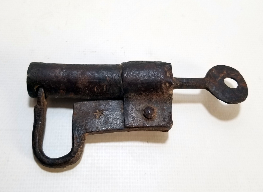 ORİJİNAL ANAHTARIYLA OSMANLI DÖNEMİ EL YAPIMI KİLİT