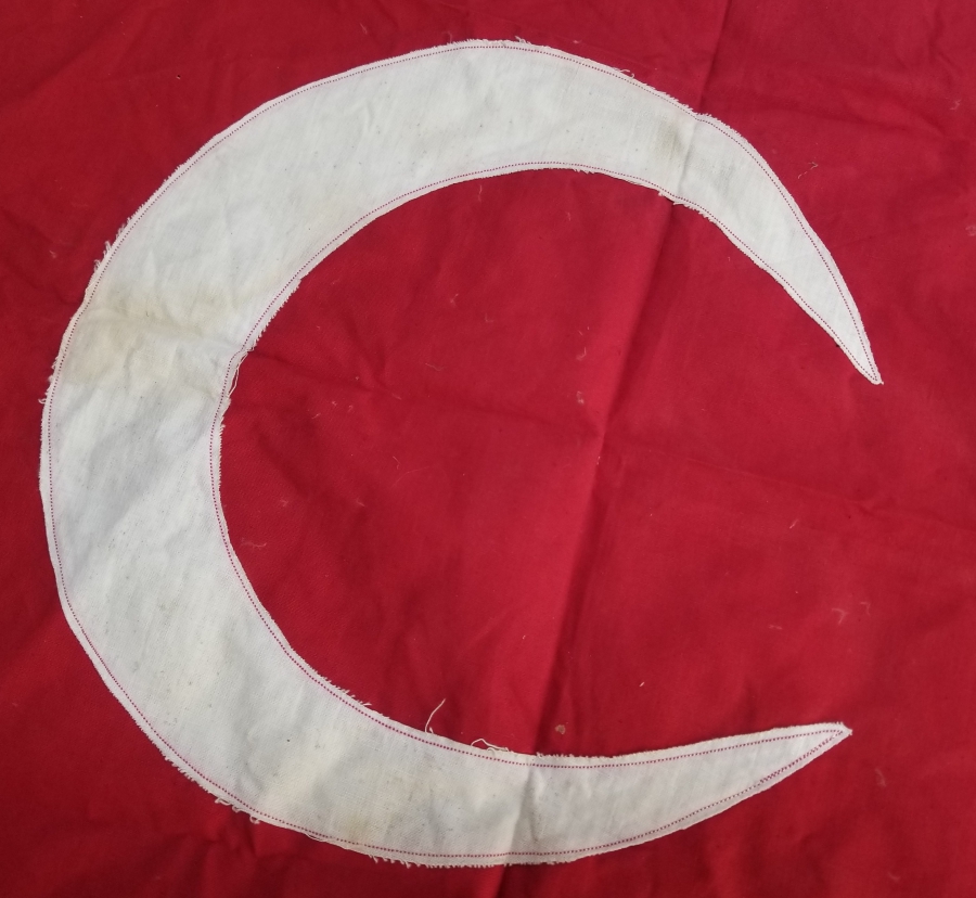 PRİMİTİF FORMLU EL YAPIMI OSMANLI DÖNEMİ BAYRAK