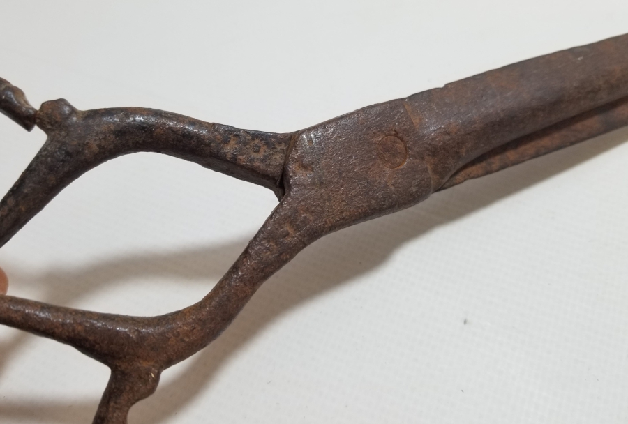 ÜZERİ DAMGALI EL YAPIMI OSMANLI DÖNEMİ MAKAS