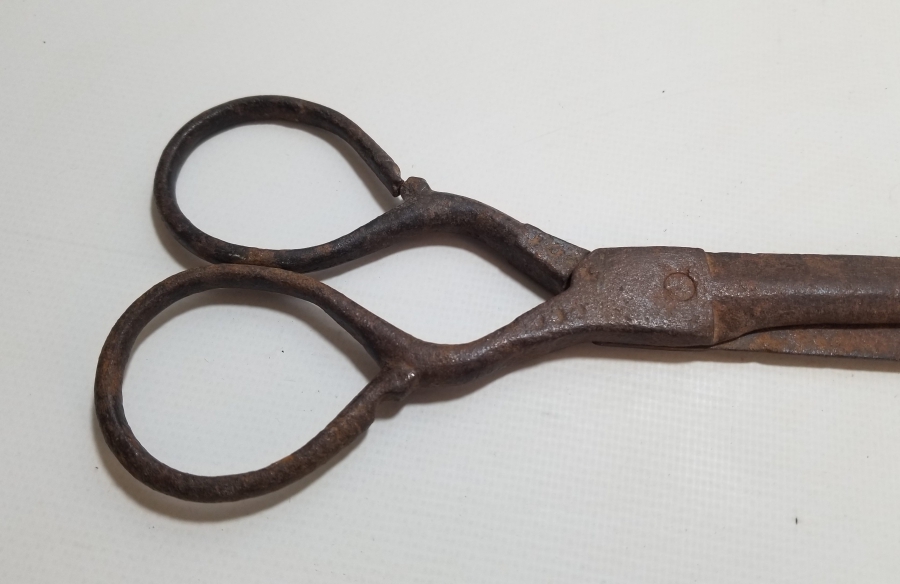 ÜZERİ DAMGALI EL YAPIMI OSMANLI DÖNEMİ MAKAS