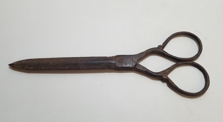 ÜZERİ DAMGALI EL YAPIMI OSMANLI DÖNEMİ MAKAS