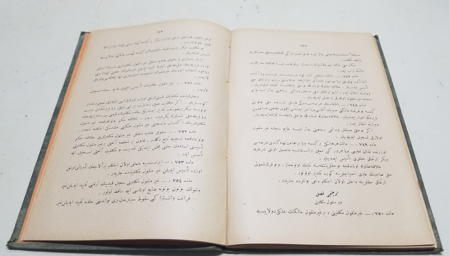 ALTIN VARAKLI CİLDİNDE CUMHURİYET BAŞLARI BASKI TÜRK MEDENİ KANUNU