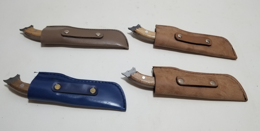 ÖZEL YAPIM KURT BAŞLI KAMPÇI BIÇAKLARI LOTU