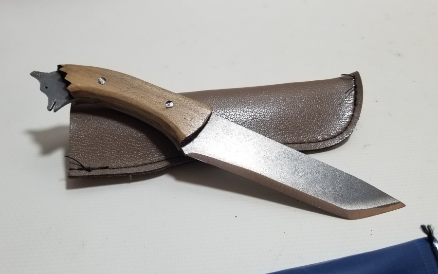 ÖZEL YAPIM KURT BAŞLI KAMPÇI BIÇAKLARI LOTU