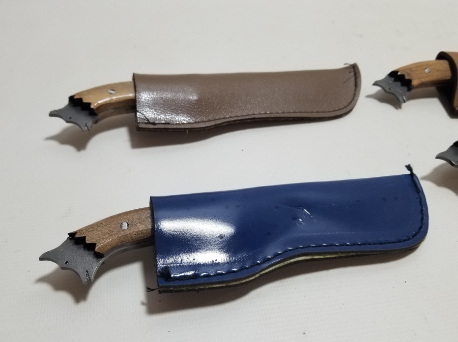 ÖZEL YAPIM KURT BAŞLI KAMPÇI BIÇAKLARI LOTU