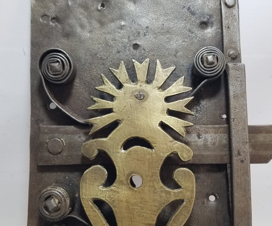 OSMANLI DÖNEMİ EL YAPIMI NADİR TİPTE BÜYÜK BOY HAN KAPISI KİLİDİ