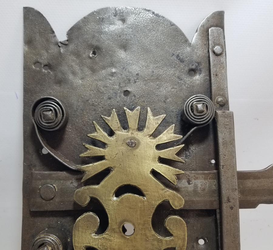 OSMANLI DÖNEMİ EL YAPIMI NADİR TİPTE BÜYÜK BOY HAN KAPISI KİLİDİ