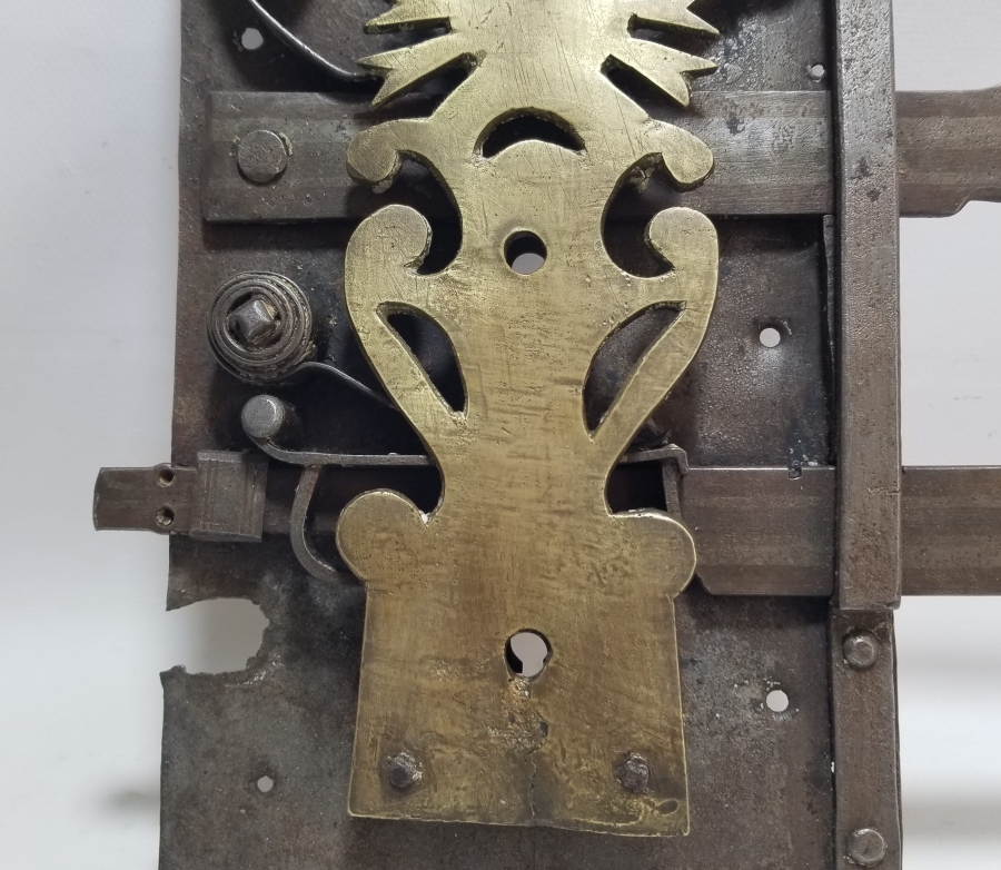 OSMANLI DÖNEMİ EL YAPIMI NADİR TİPTE BÜYÜK BOY HAN KAPISI KİLİDİ