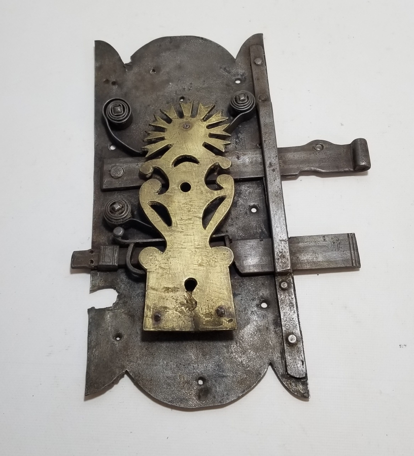 OSMANLI DÖNEMİ EL YAPIMI NADİR TİPTE BÜYÜK BOY HAN KAPISI KİLİDİ