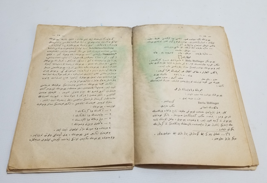 CUMHURİYET BAŞLARI OSMANLICA YAZILI BASKI KİTAP