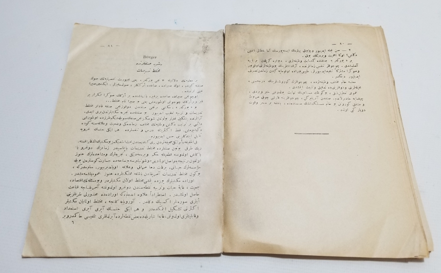 CUMHURİYET BAŞLARI OSMANLICA YAZILI BASKI KİTAP