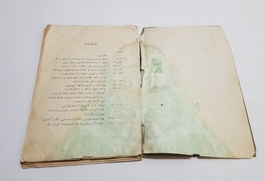 CUMHURİYET BAŞLARI OSMANLICA YAZILI BASKI KİTAP