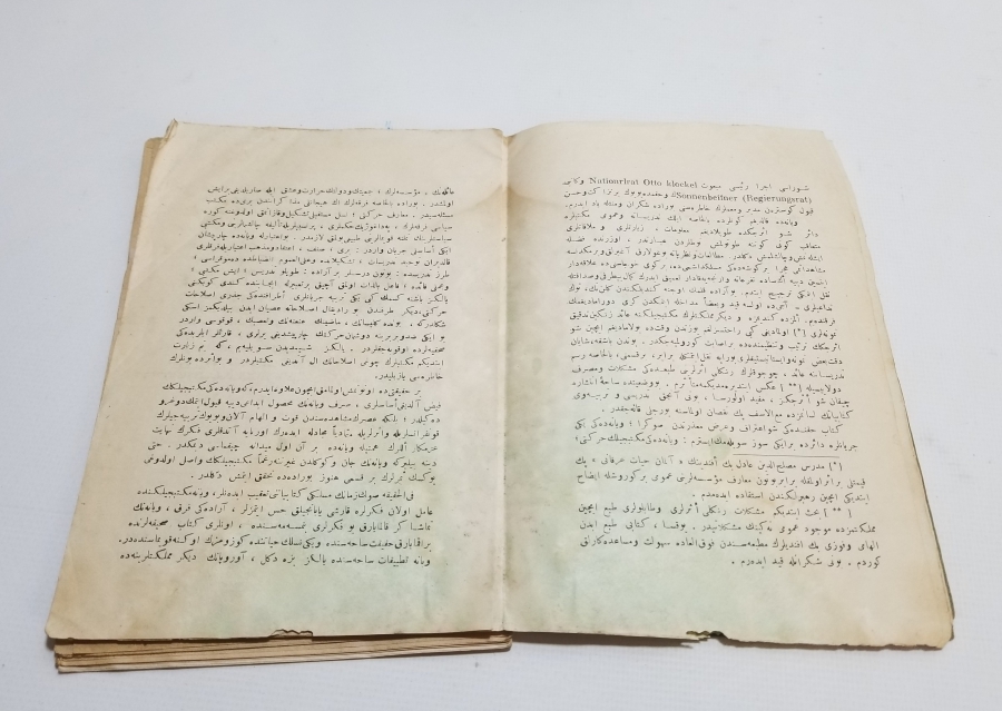 CUMHURİYET BAŞLARI OSMANLICA YAZILI BASKI KİTAP