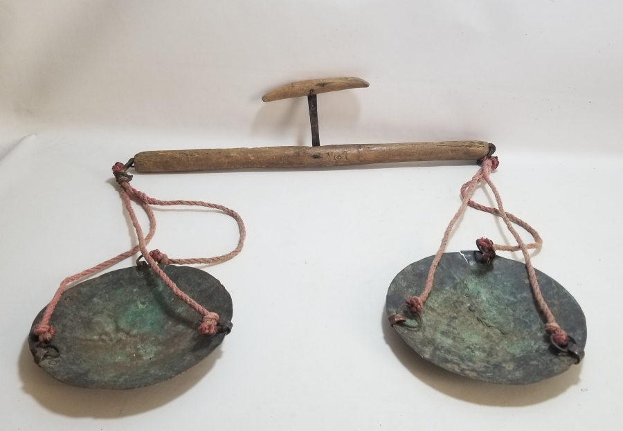 OSMANLI DÖNEMİ EL YAPIMI KEFELİ TERAZİ