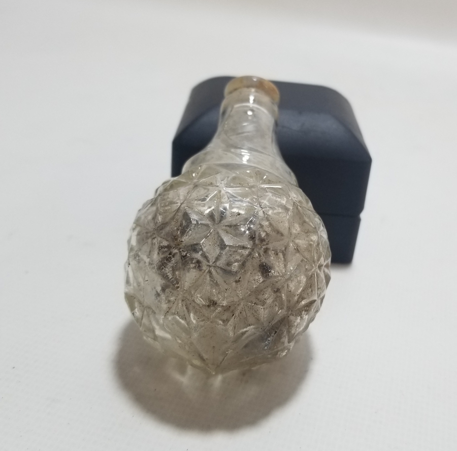 KRİSTAL KESME İŞÇİLİKLİ OSMANLI DÖNEMİ NADİR KOKU - PARFÜM ŞİŞESİ