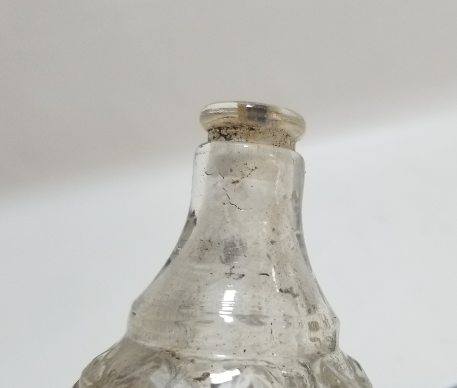 KRİSTAL KESME İŞÇİLİKLİ OSMANLI DÖNEMİ NADİR KOKU - PARFÜM ŞİŞESİ