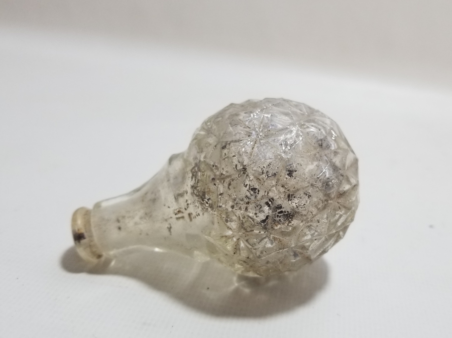 KRİSTAL KESME İŞÇİLİKLİ OSMANLI DÖNEMİ NADİR KOKU - PARFÜM ŞİŞESİ