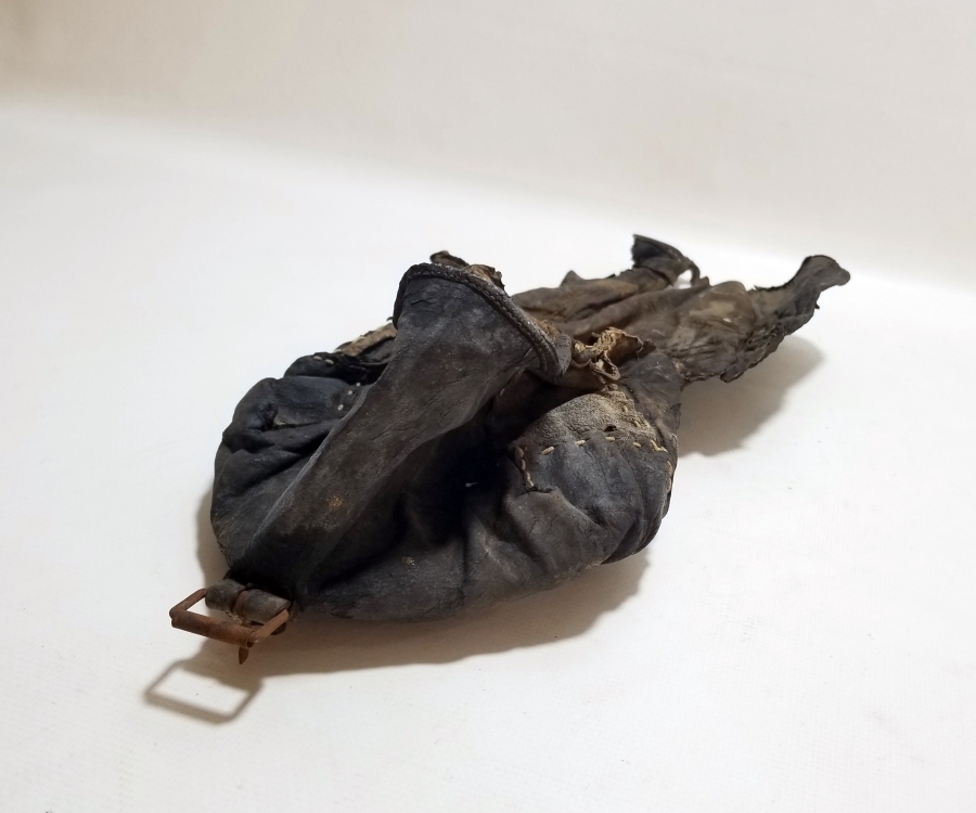 OSMANLI DÖNEMİ 1800 BAŞLARI ÇOK NADİR DERİ AKINCI PARA KESESİ