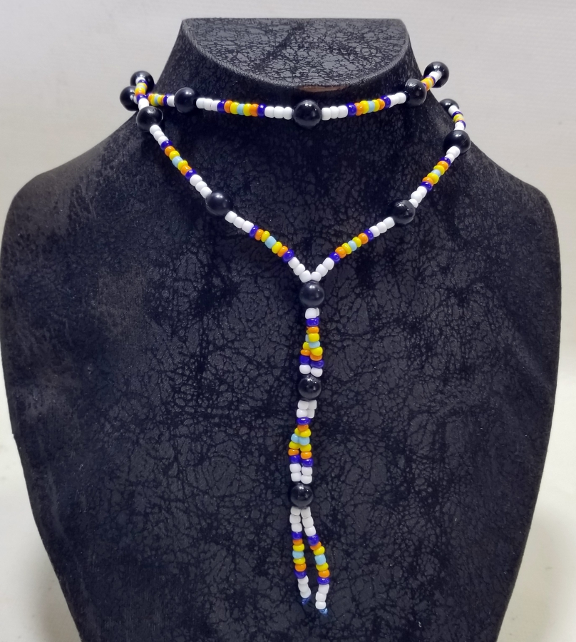 OPAL BONCUKLU CEZAEVİ YAPIMI EL İŞİ GERDANLIK