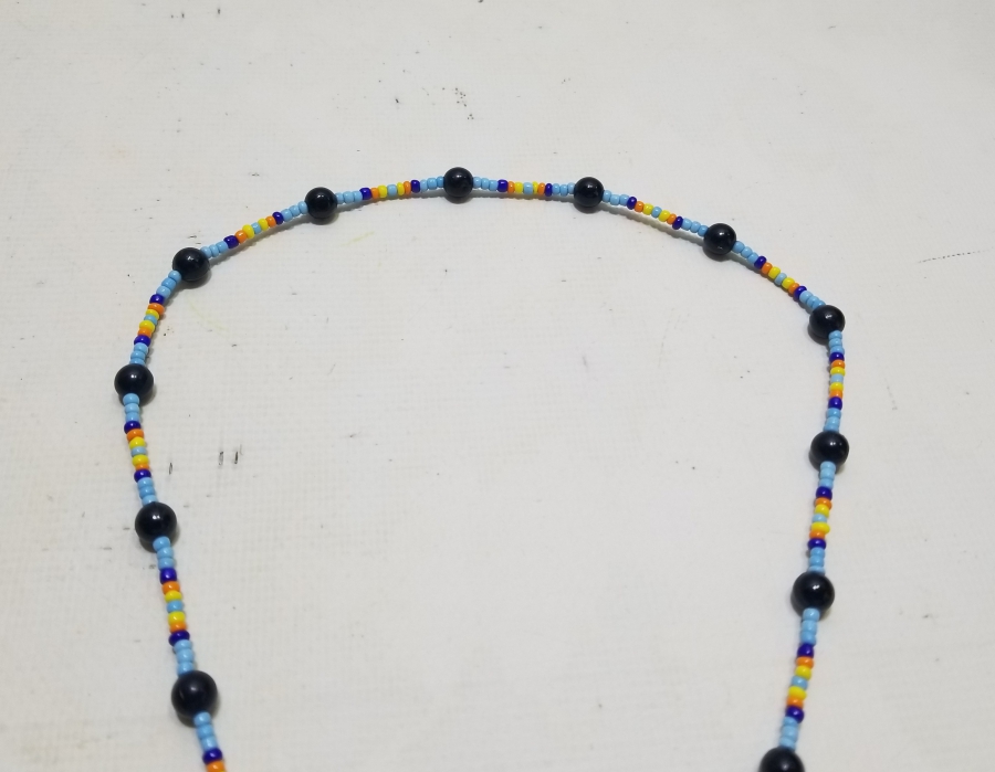 OPAL BONCUKLU CEZAEVİ YAPIMI EL İŞİ GERDANLIK