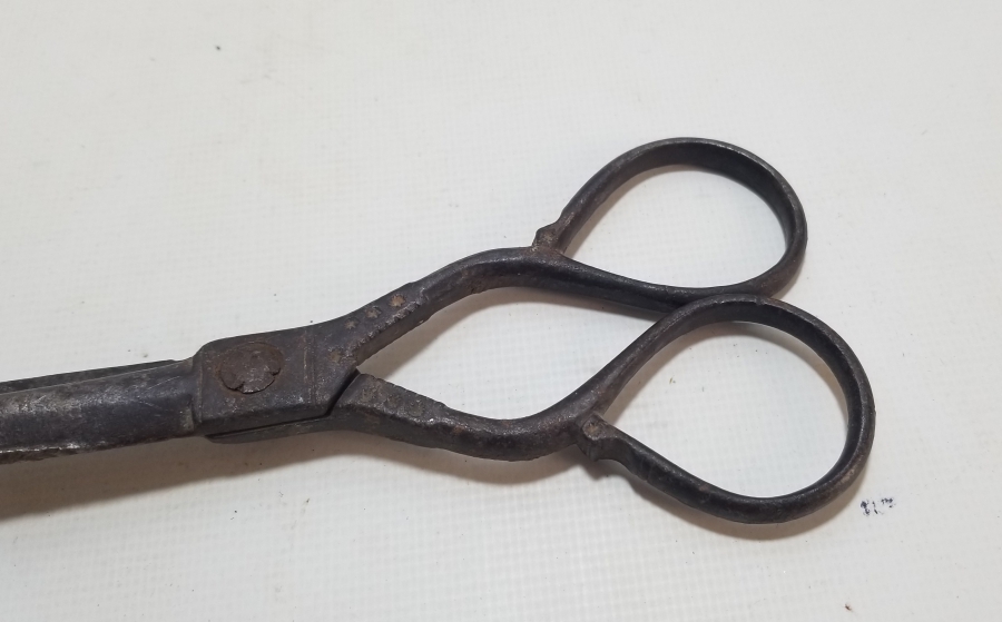 YILANBAŞI FORMUNDA YAPILMIŞ BÜYÜK BOY OSMANLI DÖNEMİ MAKAS