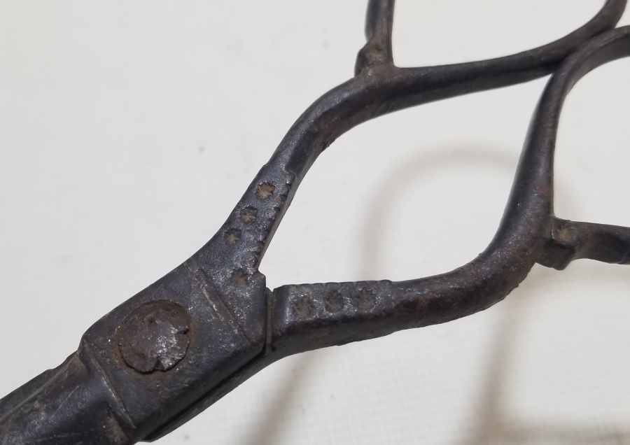 YILANBAŞI FORMUNDA YAPILMIŞ BÜYÜK BOY OSMANLI DÖNEMİ MAKAS