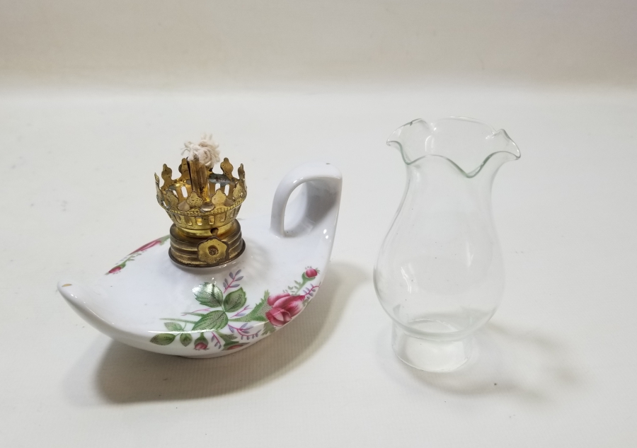 NADİR TİPTE ANTİKA ŞİNANAY - GAZ LAMBASI