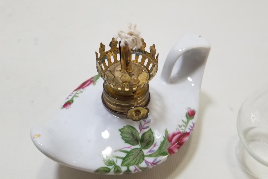 NADİR TİPTE ANTİKA ŞİNANAY - GAZ LAMBASI