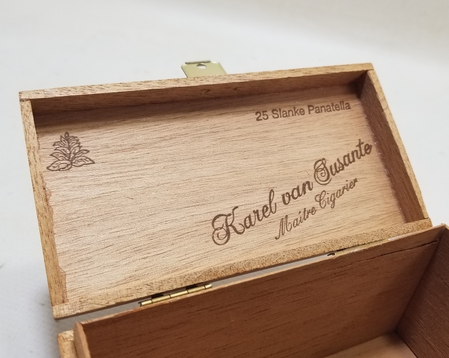KIRLANGIÇ GEÇME İŞÇİLİKLİ ANTİKA AHŞAP SİGARA KUTUSU