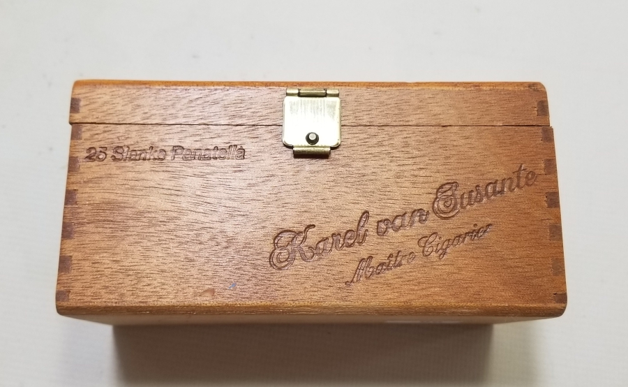 KIRLANGIÇ GEÇME İŞÇİLİKLİ ANTİKA AHŞAP SİGARA KUTUSU