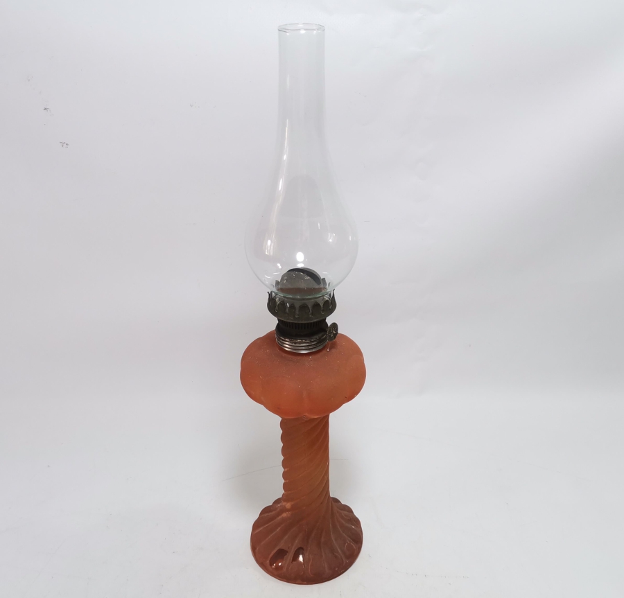 BURGULU TİPTE ANTİKA GAZ LAMBASI