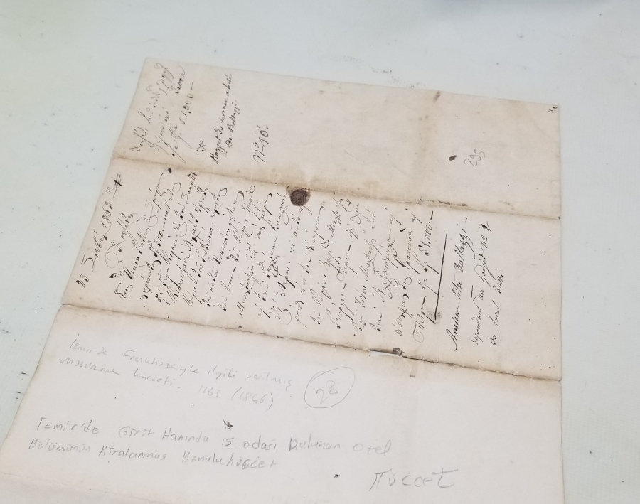 OSMANLI DÖNEMİ KADI TUĞRALI NADİR HÜCCET