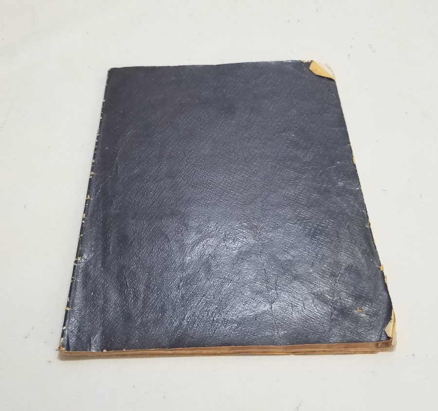 1940LARDAN ANTİKA BOL ÇİZİMLİ COĞRAFYA DEFTERİ