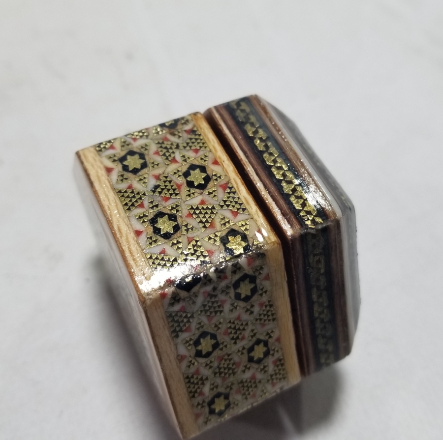 MARKUTERİ İŞÇİLİKLİ EL BOYAMA ANTİKA KUTU