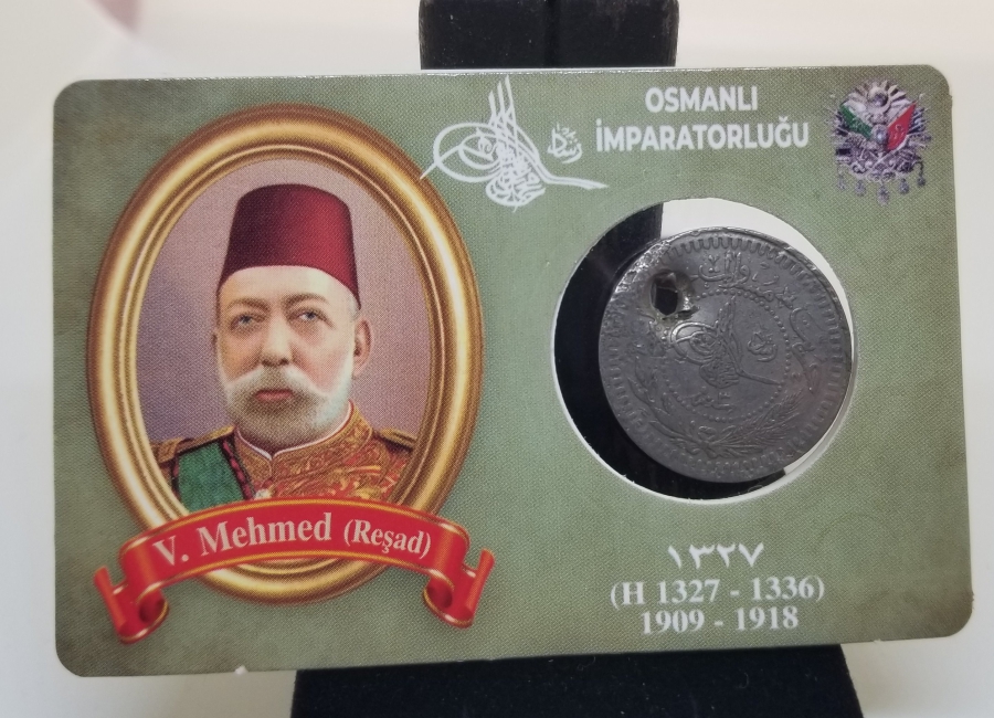 MEHMET REŞAT HAN DÖNEMİ KOLEKSİYONLUK NİKEL 40 PARA