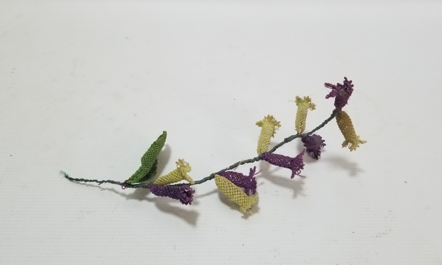 OSMANLI DÖNEMİ İĞNE OYALI KOZAK YÖRESİ NADİR GELİN ÇİÇEĞİ