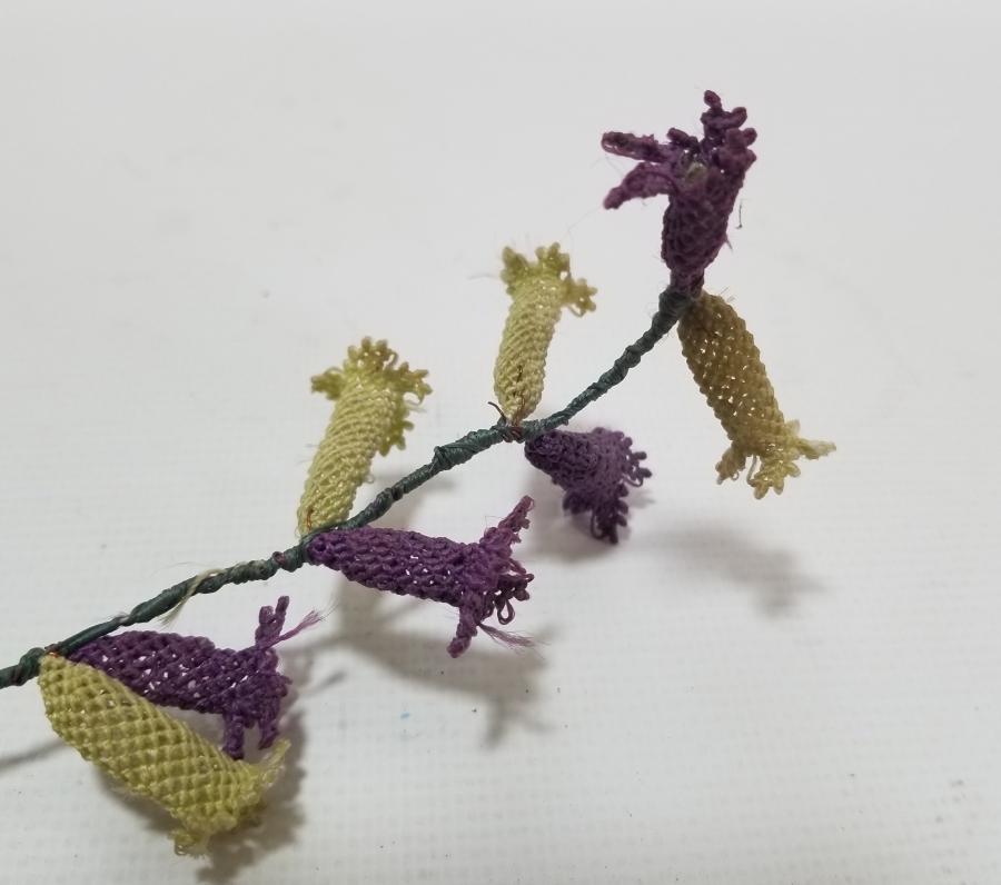 OSMANLI DÖNEMİ İĞNE OYALI KOZAK YÖRESİ NADİR GELİN ÇİÇEĞİ