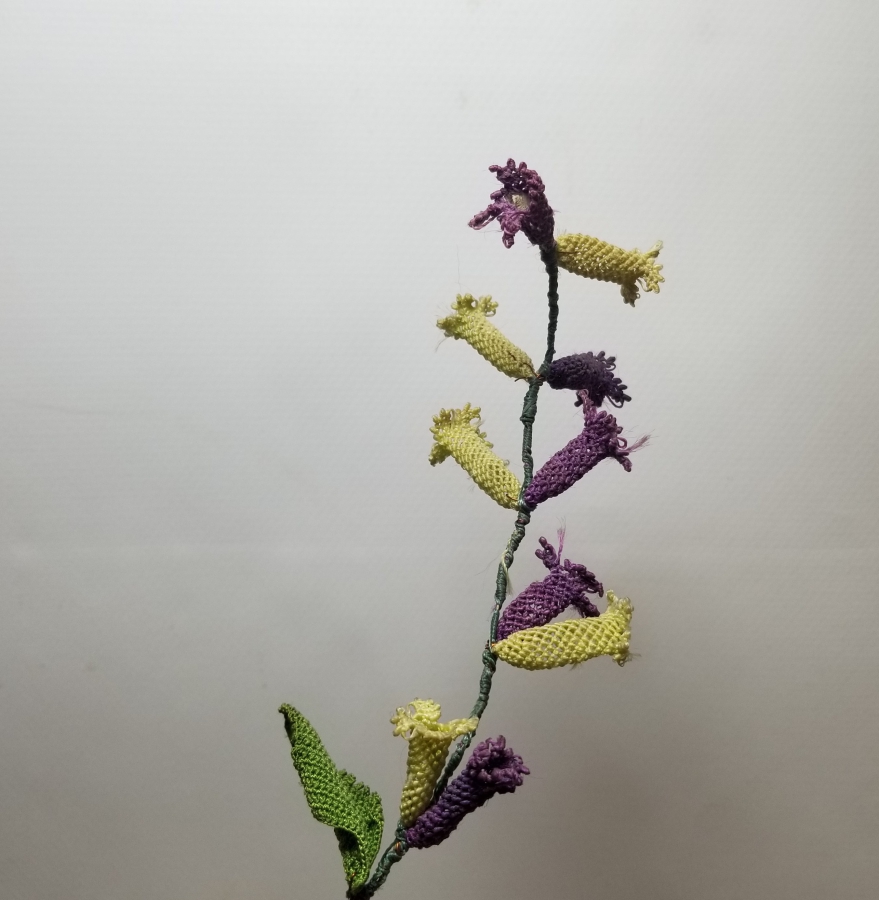 OSMANLI DÖNEMİ İĞNE OYALI KOZAK YÖRESİ NADİR GELİN ÇİÇEĞİ