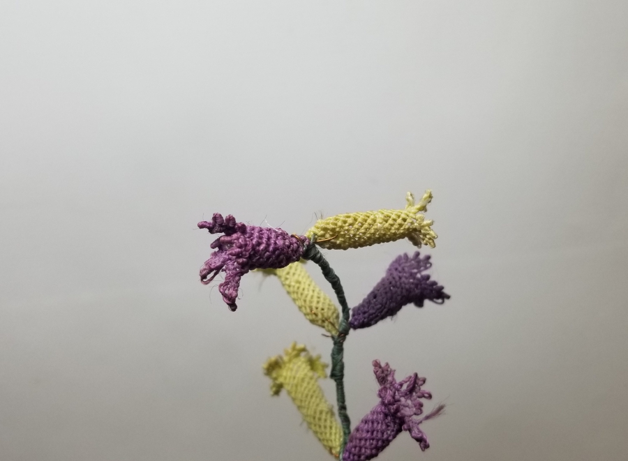 OSMANLI DÖNEMİ İĞNE OYALI KOZAK YÖRESİ NADİR GELİN ÇİÇEĞİ