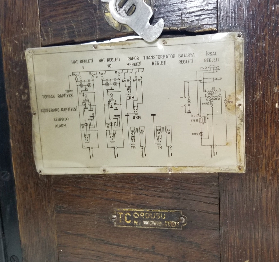 1936 YILI ÇOK NADİR ASKERİ SANTRAL