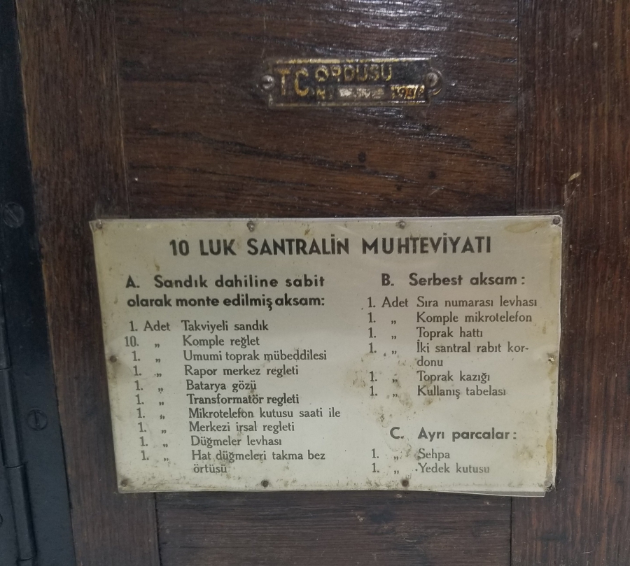 1936 YILI ÇOK NADİR ASKERİ SANTRAL